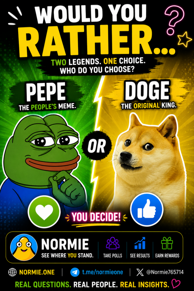 Pepe or Doge - Normie
